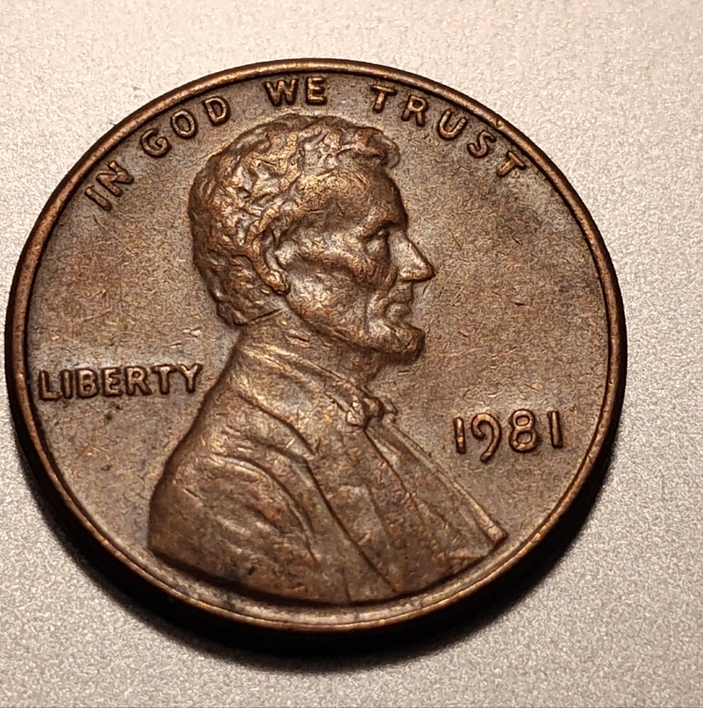 1981 Lincoln Penny Coin No Mint Mark Circulated Collectable Vintage